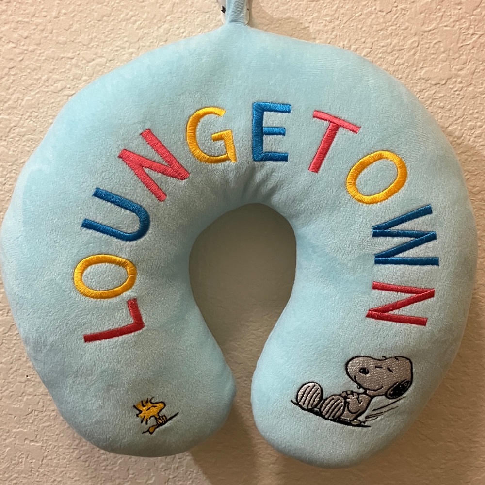 Loungetown Kids Neck Pillow - Blue